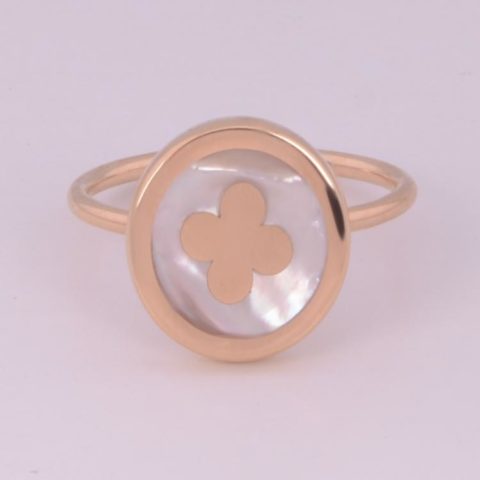 Δακτυλίδι Κ14 ροζ χρυσό με φίλντισι και σχήμα σταυρό